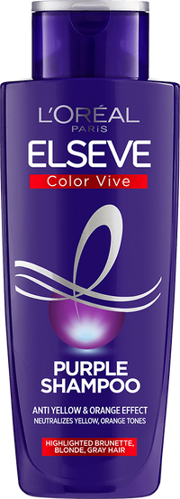 Oap nega za lase Elseve Purple Range šampon posnetek pakiranja spredaj z besedilom