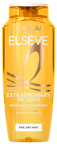 EXTRAORDINARY OIL HRANLJIV ŠAMPON ZA NORMALNE DO SUHE LASE, BREZ OBTEŽITVE 250ML