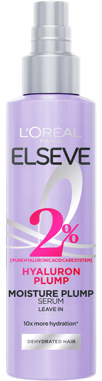 Elseve Hyaluron Plump serum za dehidrirane lase z 2% negovalnim sistemom  s hialuronsko kislino 150ml