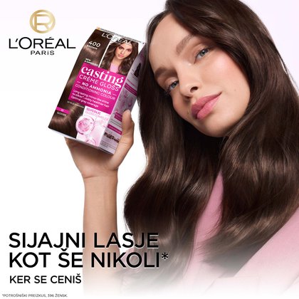 Barva za lase 1010 Casting krema Gloss podrobnosti izdelka vzorec barv