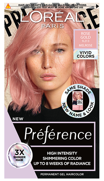 L'Oreal Paris Preference VIVIDS 9.213 Rožno zlato