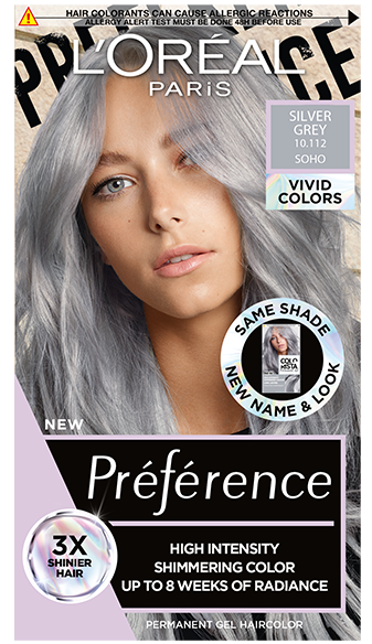 L'Oreal Paris Preference VIVIDS 10.112 Srebrno siva