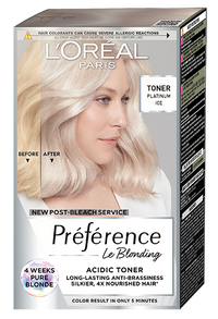 Kisli toner po posvetlitvi 01 ledeno platinasta