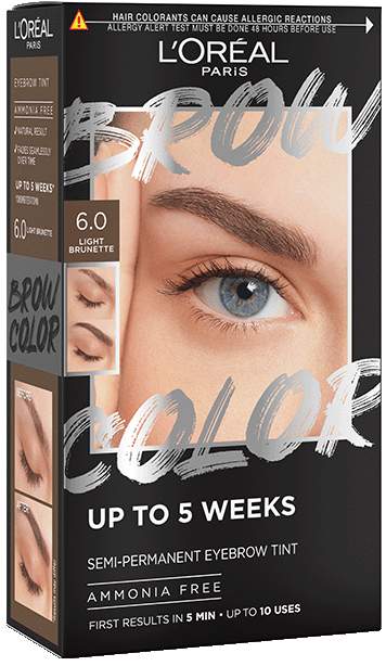 Brow Color Polobstoja barva za obrvi 6.0 Light Brunette
