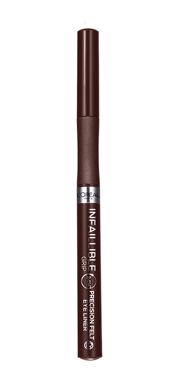 Infaillible 24h Grip Precision Felt črtalo za oči 02 brown