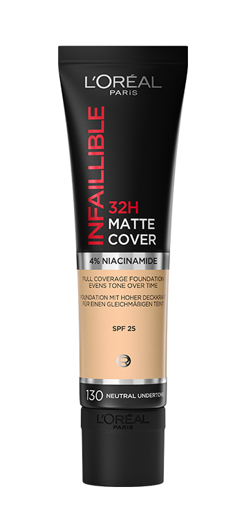 Infaillible 32H Matte Setter tekoči puder 130 Neutral