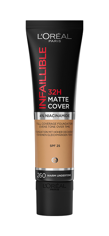 Infaillible 32H Matte Setter tekoči puder 260 Warm