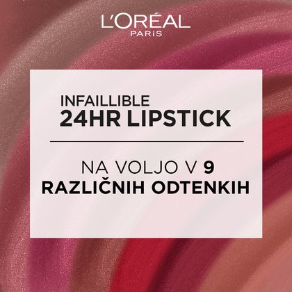 Infaillible 24H tekoča sminka za ustnice 101 Everlasting Paris_6