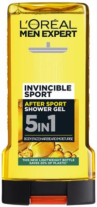 Men Expert Invincible Sport gel za prhanje 300ml
